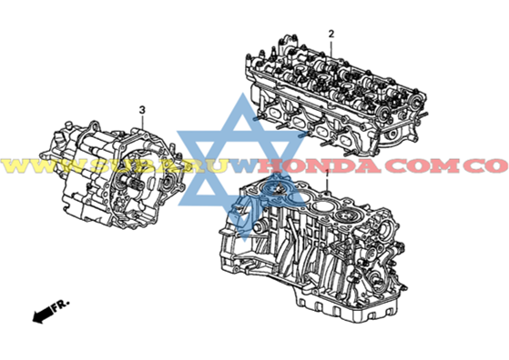 Motor Honda CRV 2000 catalogo