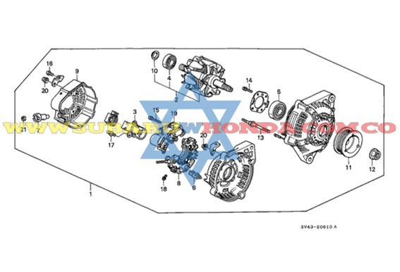 Diagrama Alternador Honda Accord Alternator For 2 2l Honda A