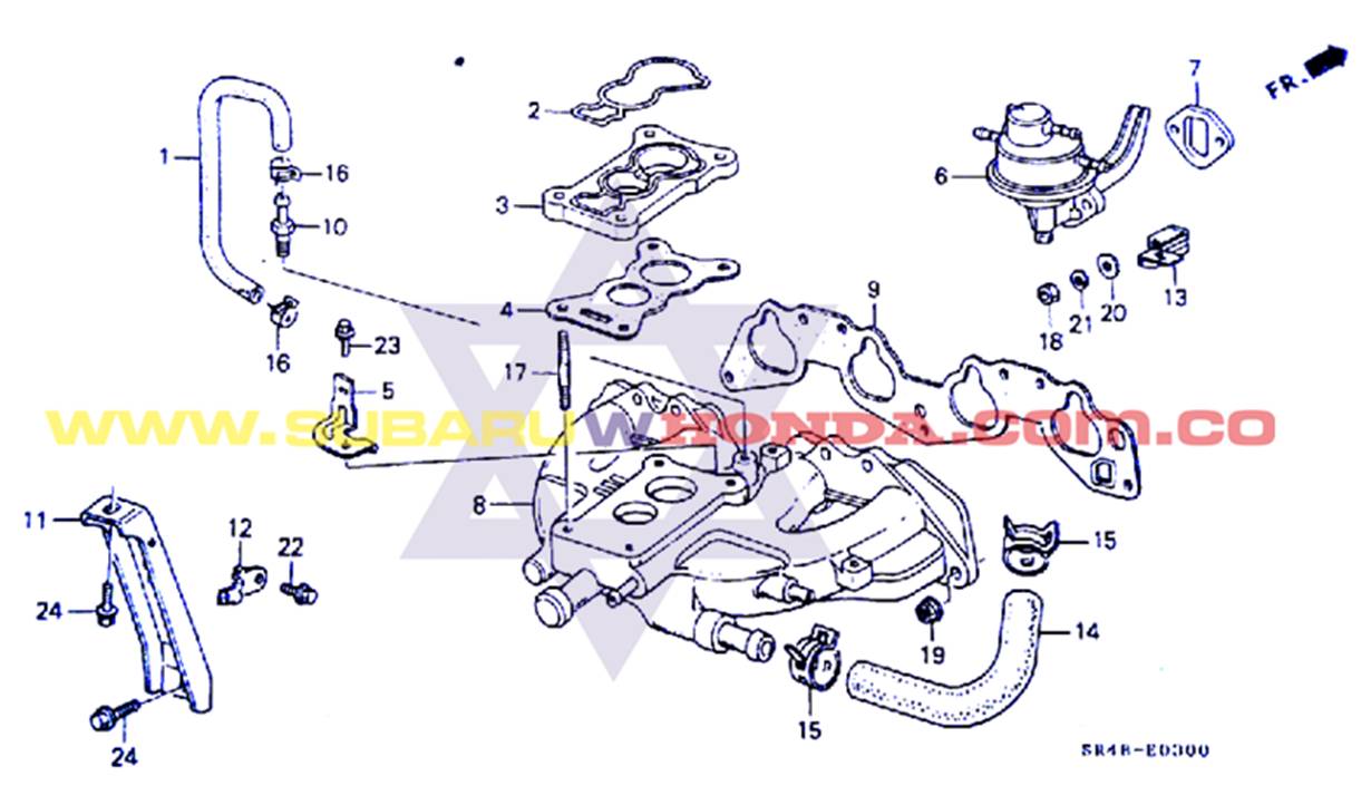 Bomba de gasolina carburador Honda Civic 1993 catalogo