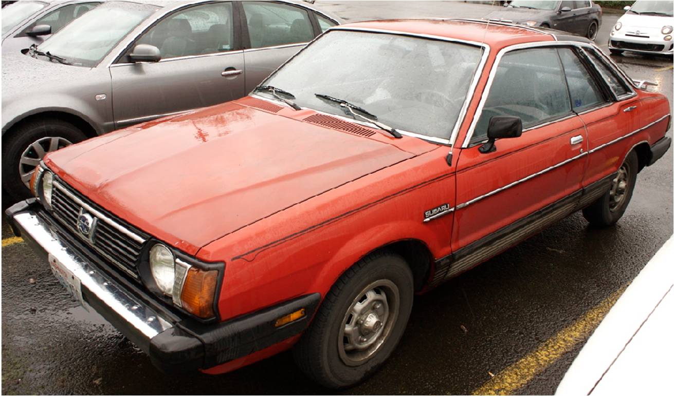 Motor Subaru Automovil Coupe 1981