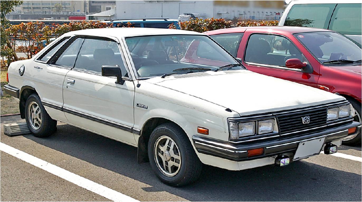 Motor Subaru Automovil Coupe 1983