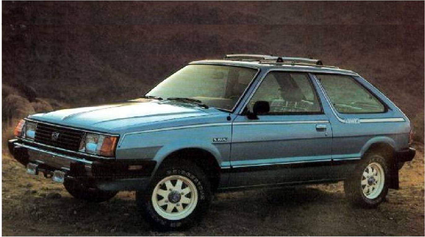 Motor Subaru Automovil Hatchback 1982
