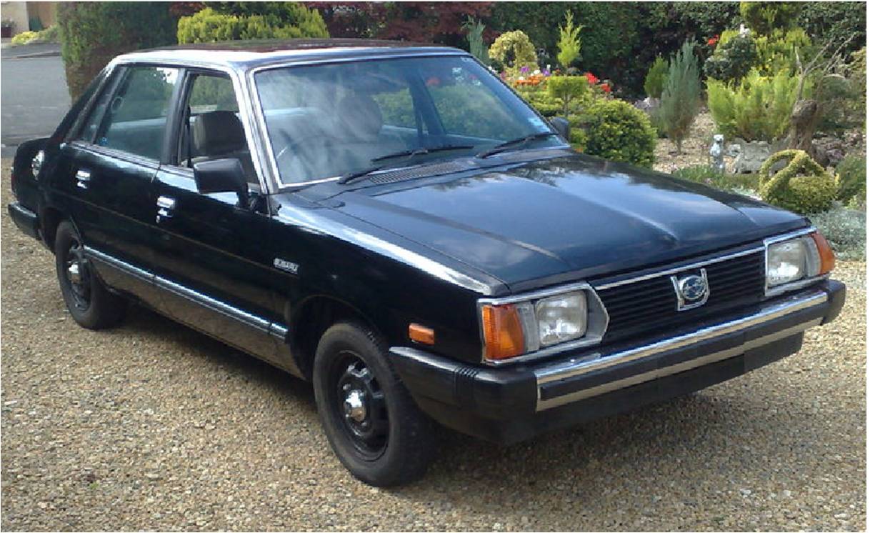 Motor Subaru Automovil Sedan 1982