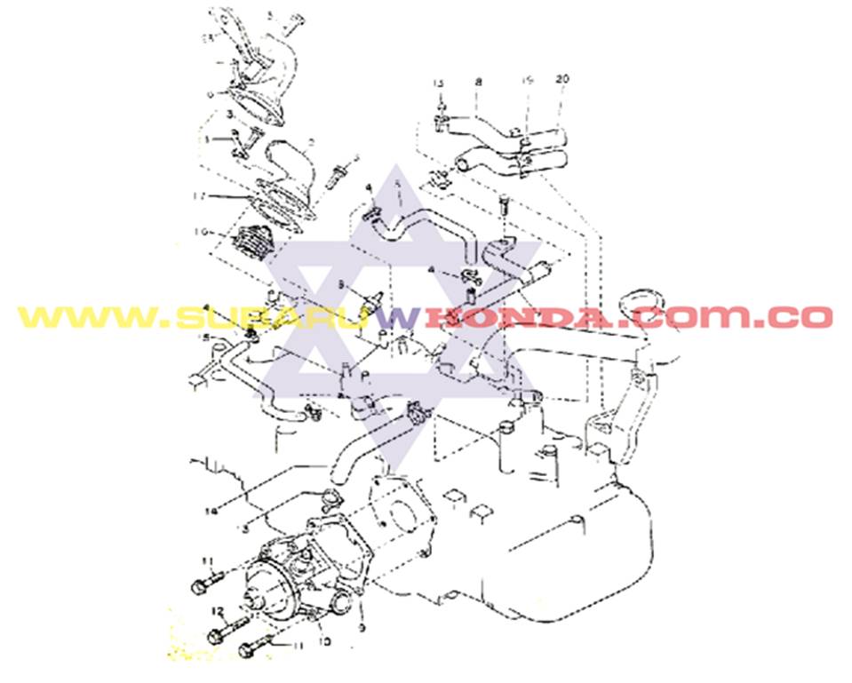 Termostato Subaru Camioneta 1983 catalogo