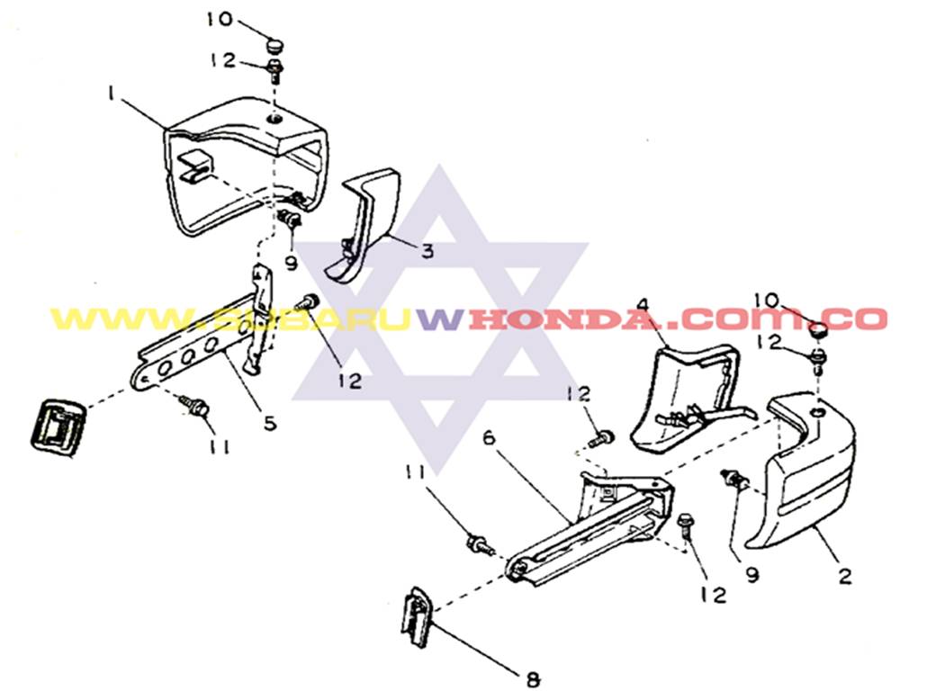 Switch de encencido Subaru Camioneta 1982