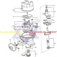 Escobilla distribuidor Subaru Automovil Sedan 1982