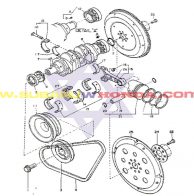 Polea cigueñal Subaru Automovil Coupe 1983