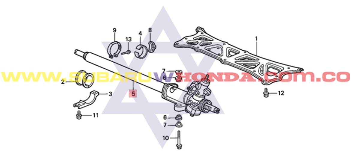 Caja de dirección Hidráulica Honda Integra 1992