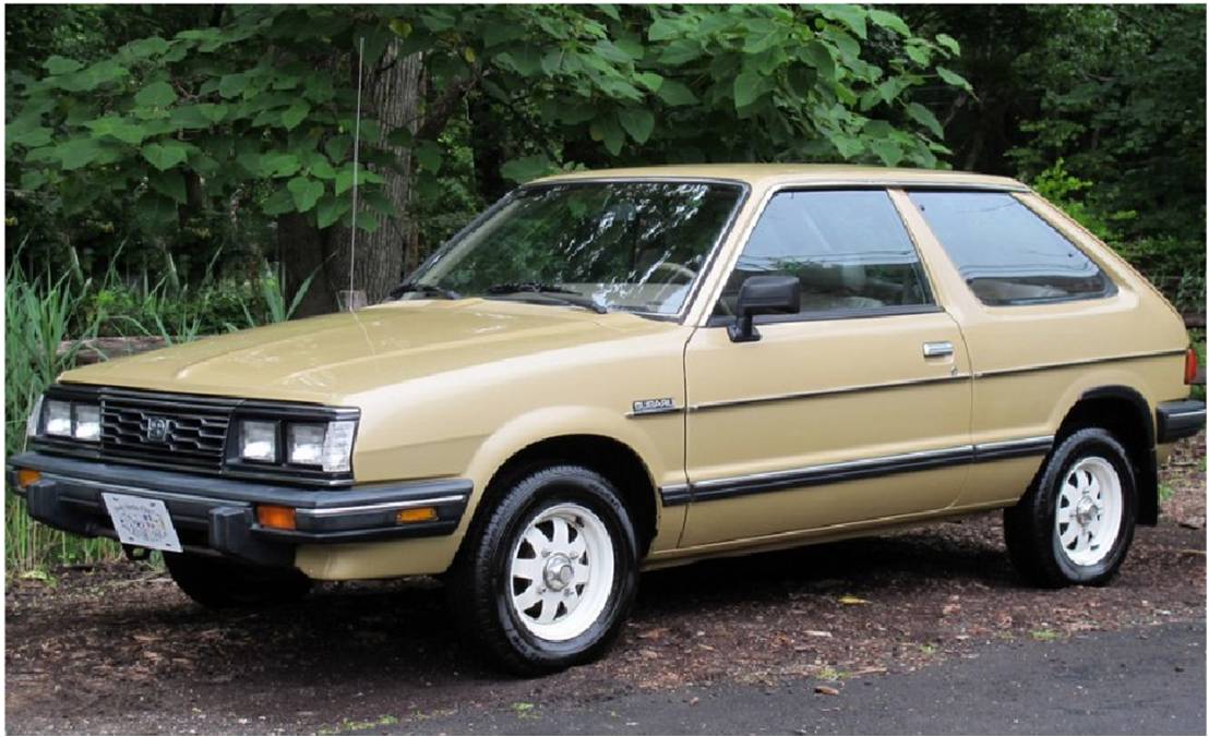 Suspension Subaru Automovil Hatchback 1983