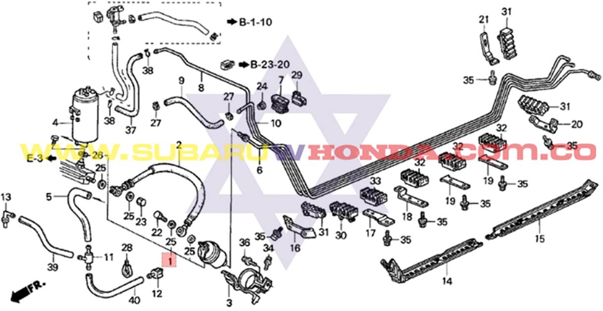 Filtro de gasolina Honda Integra 1993 catalogo Filtro de gasolina Honda Integra 1993 catalogo