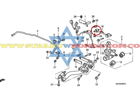 Buje corbatin templete Honda Civic 2002 catalogo