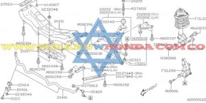 Muñeco delantero derecho Subaru Forester 2013