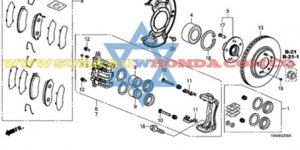 Rodamiento delantero derecho Honda CRV 2015