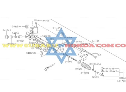 Terminal izquierda dirección Subaru Forester 2011