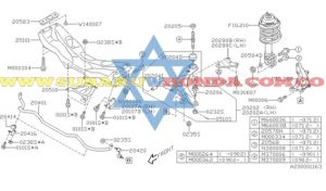 Buje tijera delantera izquierda Subaru Forester 2017