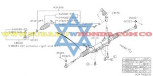 Caja de dirección Asistida Subaru Forester 2017