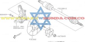 Eje delantero derecho Subaru Forester 2015