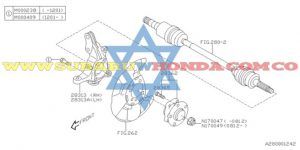 Rodamiento delantero izquierdo Subaru Forester 2017