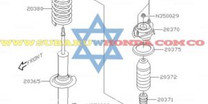 Soporte amortiguador trasero derecho Subaru Forester 2014