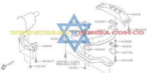 Soporte caja Subaru Forester 2016