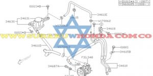 Tarro auxiliar dirección Subaru Forester 2016