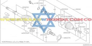 Guardapolvos delanteros acople Subaru Forester 2018