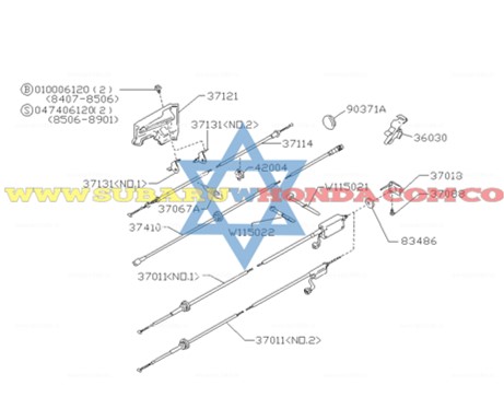 Guaya de Clutch Subaru Leone 1994