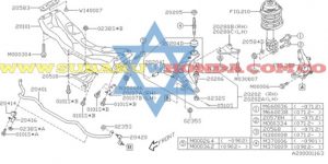 Rotula tijera delantera derecha Subaru Forester 2018