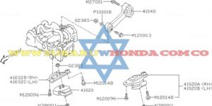 Soporte motor trasero Subaru Forester 2018