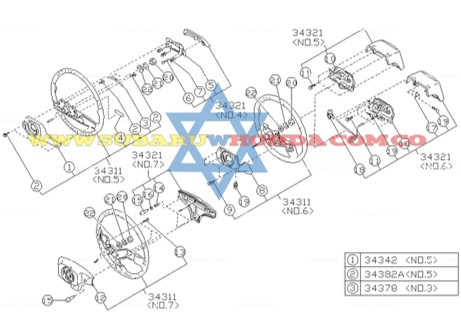 Transmision trasera Subaru Leone 1993