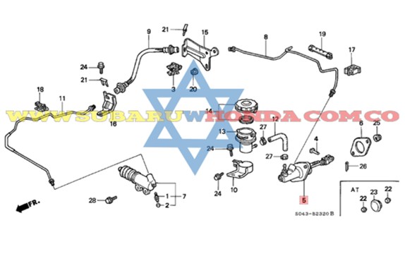 Bomba principal de Clutch Honda Civic 2000