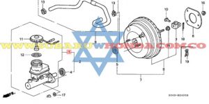 Bomba de frenos Honda Civic 1997