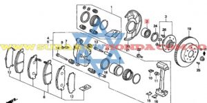 Rodamiento delantero Honda Civic 1998