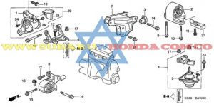 Soporte motor derecho Honda Civic 2001