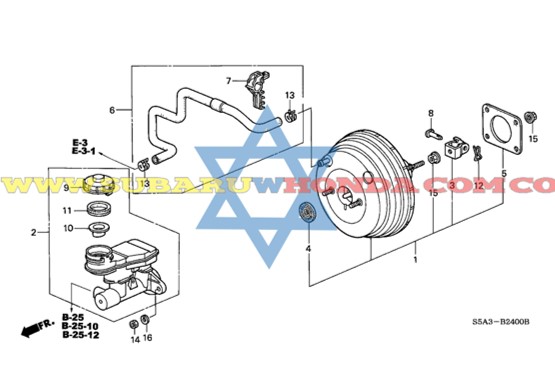Bomba de frenos Honda Civic 2005