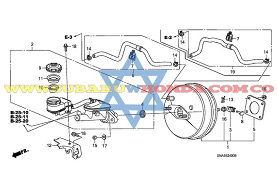 Bomba de frenos Honda Civic 2008