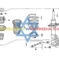 Soporte amortiguador delantero derecho Honda Civic 2008