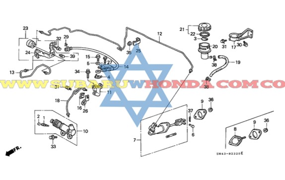 Bomba auxiliar clutch Accord 1992