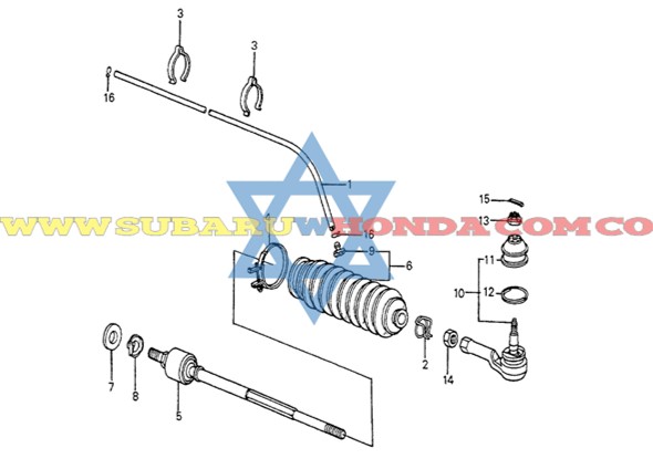 Bomba auxiliar de Clutch Honda Accord 1983