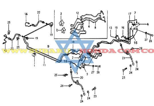 Mangueras de frenos Honda Accord 1981