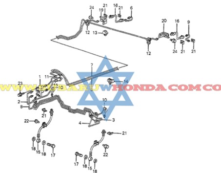 Mangueras de frenos Honda Accord 1982