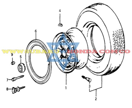 Rin original Honda Accord 1981
