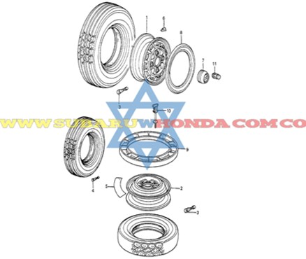 Rin original Honda Accord 1983
