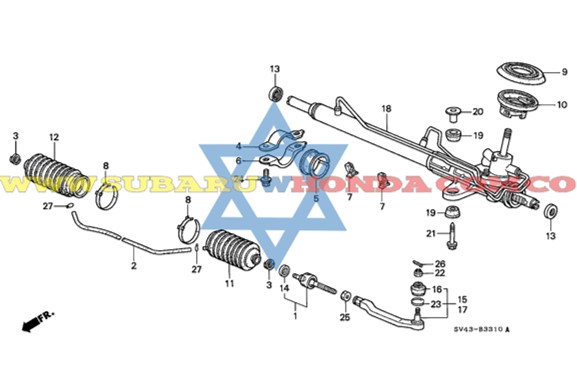 Brazo axial Accord 1994