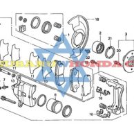 Mordaza derecha Accord 2001