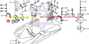 Soporte motor izquierdo mecánico Accord 1998