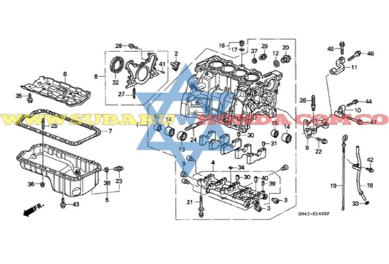 Bloque Honda Accord 1990