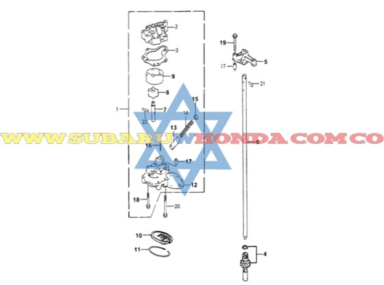 Bomba principal clucth Accord 1983