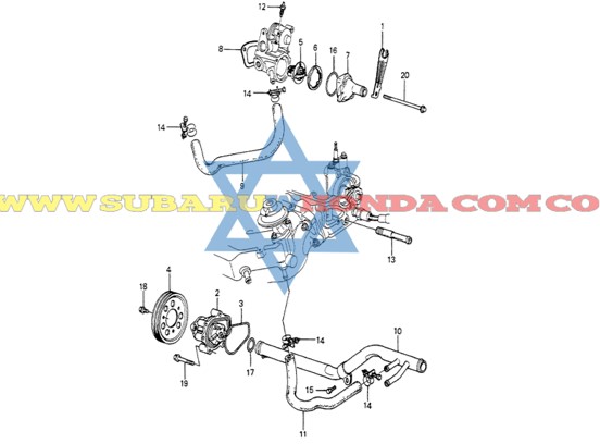Bomba de agua Accord 1983