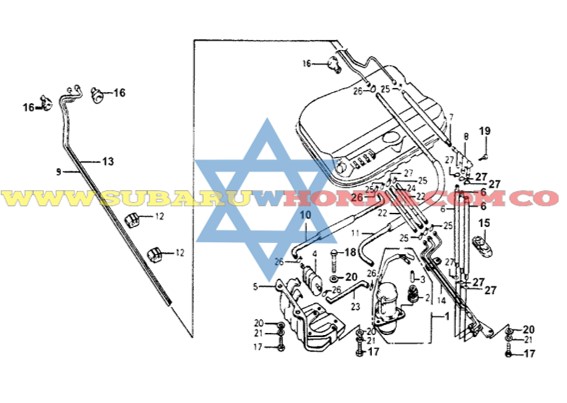 Bomba de gasolina Accord 1981